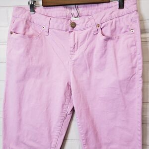 NOBO Low Rise Skinny Pink Pants womens size 15 34W 28L